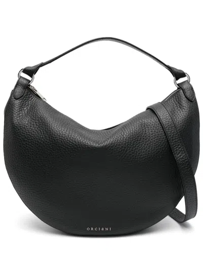 Orciani Dumpling Soft Tote Bag In Black