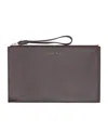 Orciani Ebony Clutch Bag In Ebony