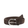 Orciani Elast Wool Belt In Brown