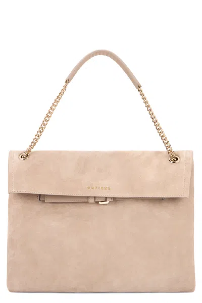 Orciani Elegant Handbag In Neutral Tones