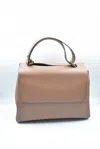 Orciani Iconic Handbag With Ample Space In Brown