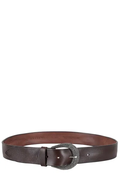 Orciani Cintura Bull Soft In Brown