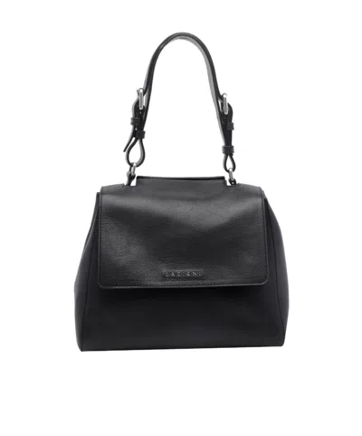 Orciani Flap Shoulder Bag In Black