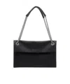 Orciani Small Venus Leather Shoulder Bag In Black