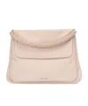 Orciani Flap Shoulder Bag In Nude