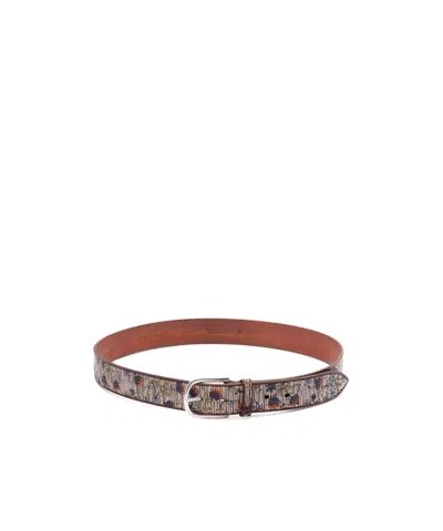 ORCIANI FLOWER LINE BELT