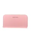 Orciani Full Zip Pink Leather Wallet In Pink