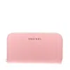 ORCIANI FULL ZIP PINK LEATHER WALLET