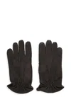 Orciani Gloves Brown In Brown