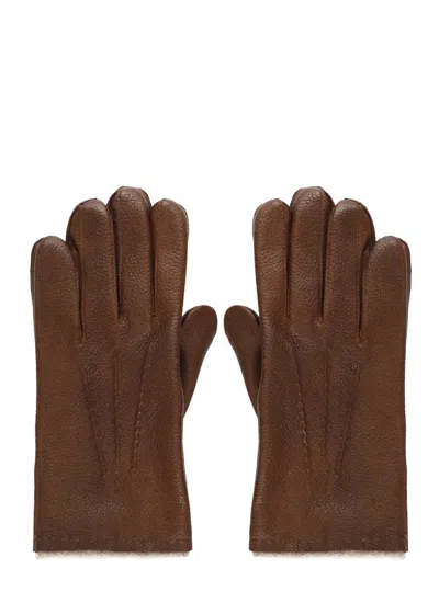 Orciani Gloves Brown