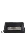Orciani Gossip Nappa Xs Clutch Bag In Black