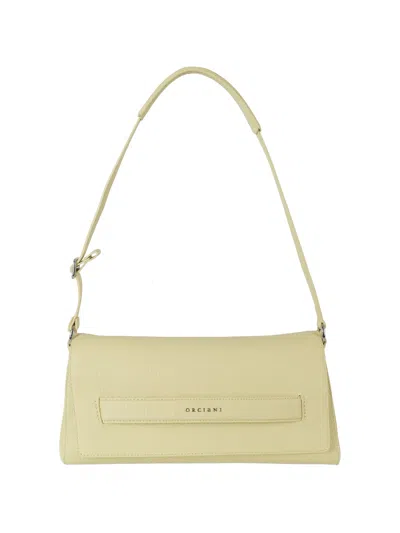 Orciani Gossip Longuette Shoulder Bag In Green