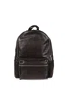 Orciani Grained Leather Backpack In Brown