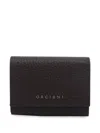 Orciani Grained-leather Wallet In Brown