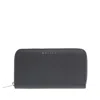 Orciani Gray Full Zip Wallet In Grey