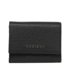 Orciani Hammered Leather Wallet In Black