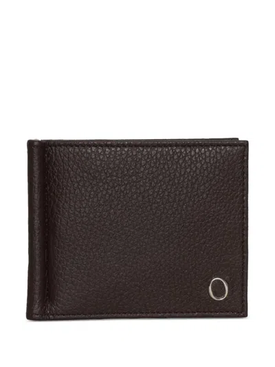 ORCIANI HAMMERED-LEATHER WALLET