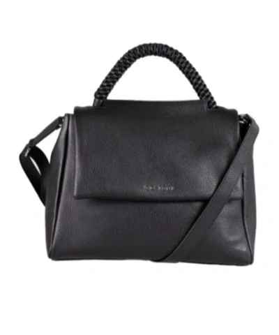 Orciani Hand Shoulder Bag In Black