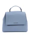 Orciani Small Sveva Soft Tote Bag In Blue