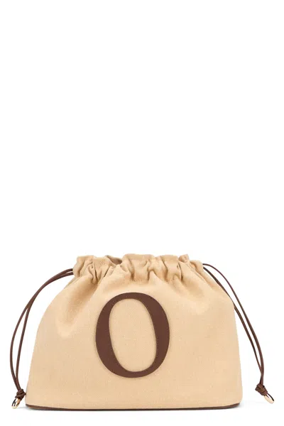 Orciani Handbag In Fabric And Leather In Brown