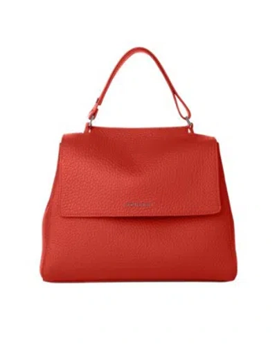 Orciani Handbag In Soft Hammered Leather
