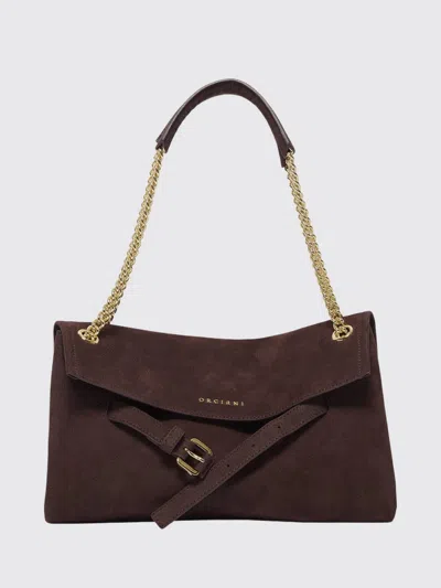 Orciani Handbag Woman Color Red In Brown