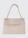 Orciani Shoulder Bag Woman Color Beige In Neutral
