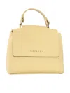 Orciani Small Sveva Soft Top-handle Tote Bag In Yellow