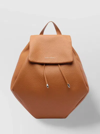 Orciani Handle Straps Pebbled Soft Backpack