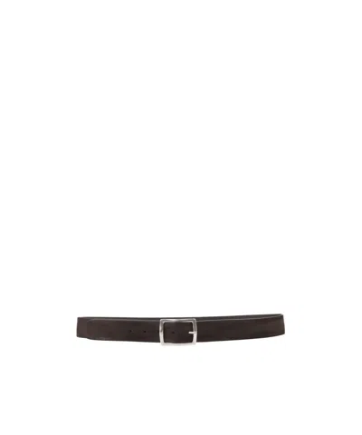 Orciani Hunting Double Reversible Belt In Black