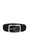 Orciani Reversible Hunting Double Weave In Black
