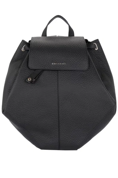 Orciani Iris Soft Backpack In Black