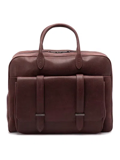 Orciani `jones` Holdall In Orange