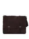 Orciani Jones Messenger Bag In Brown