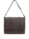 Orciani Jones Strap Messenger Bag In Brown