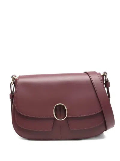 Orciani Kate Alba Shoulder Bag In Burgundy