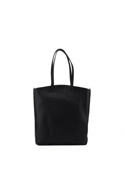 Orciani Ladylike M Soft Medium Bag In Nero