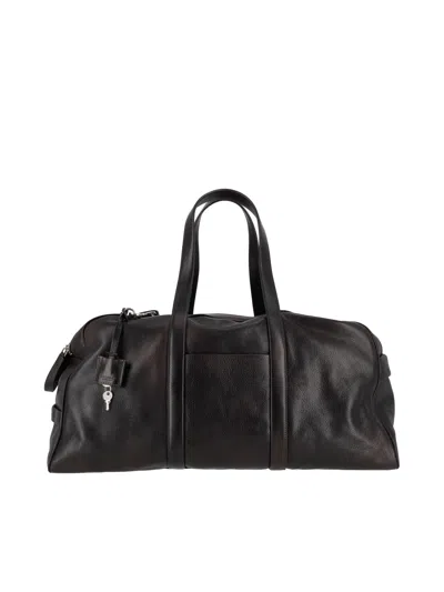 Orciani Lagoon Large Duffle Bag In Brown