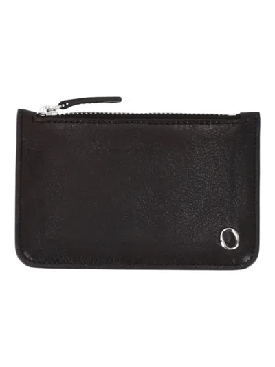 Orciani Lagoon Zipped Card Wallet In Brown