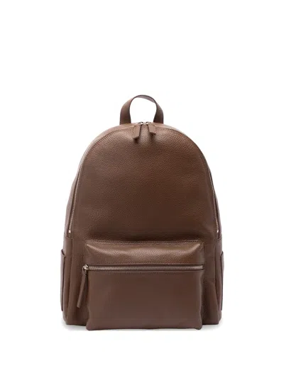 ORCIANI LAIO LEATHER BACKPACK