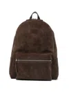 Orciani Laio Zip-pocket Backpack In White