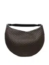 Orciani Large Dumpling Shoulder Bag In Brown