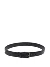 Orciani Leather Belt In Black