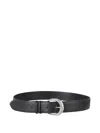 Orciani Leather Belt In Black
