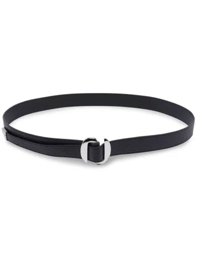 Orciani Leather Belt In Black