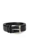 Orciani Buckle-fastening Leather Belt In Black