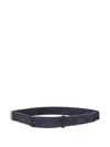 Orciani Leather Belt In Blue