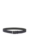 Orciani Leather Belt In Blue