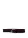 Orciani Leather Belt In Black