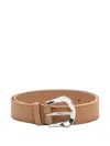 Orciani Soft Classical Belt In Brown